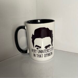 Black and White Mug - Very Uninterested in That Opinion